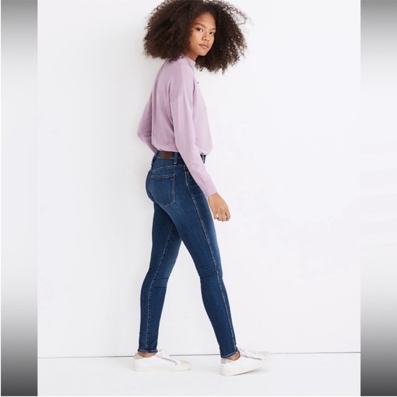 Madewell 10” High Rise Skinny Jeans in Bradshaw Wash 25 - Picture 3 of 15